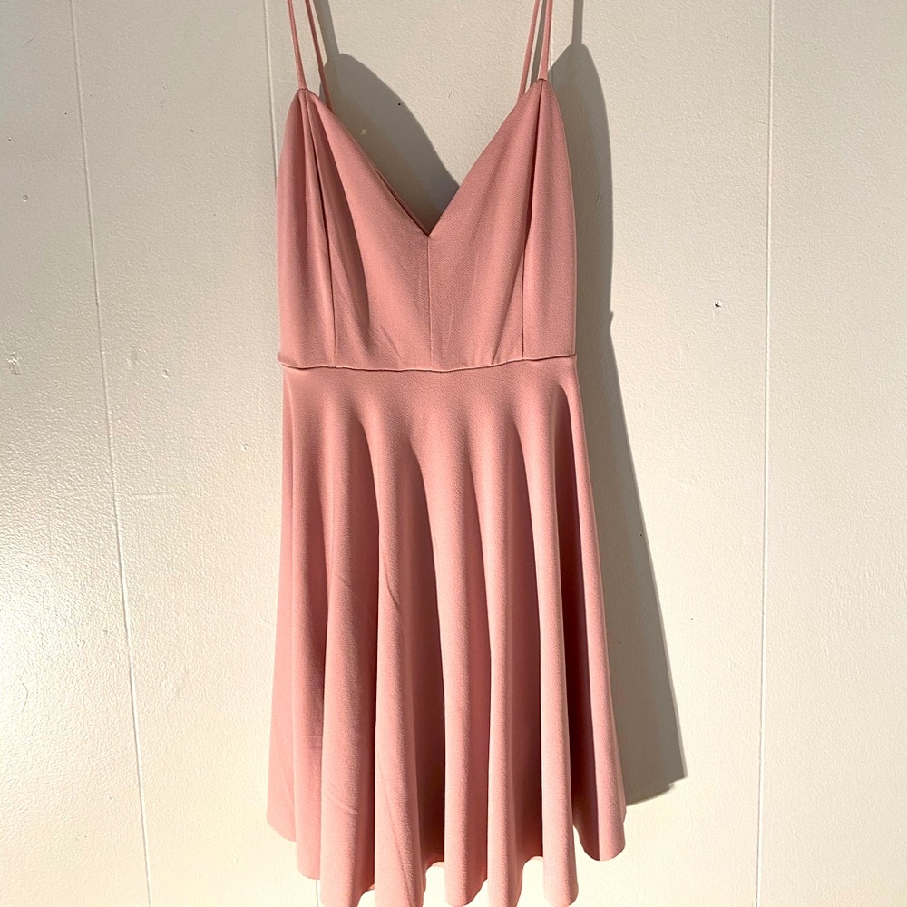 Coral party dress